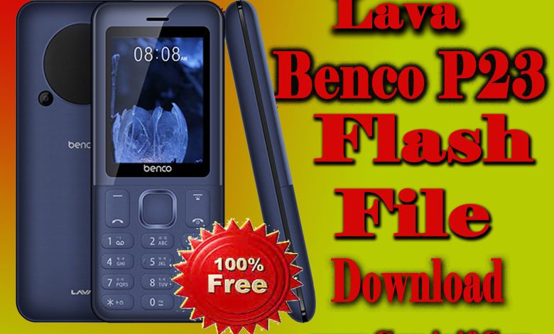 BENCO P23 Flash File Download 2023