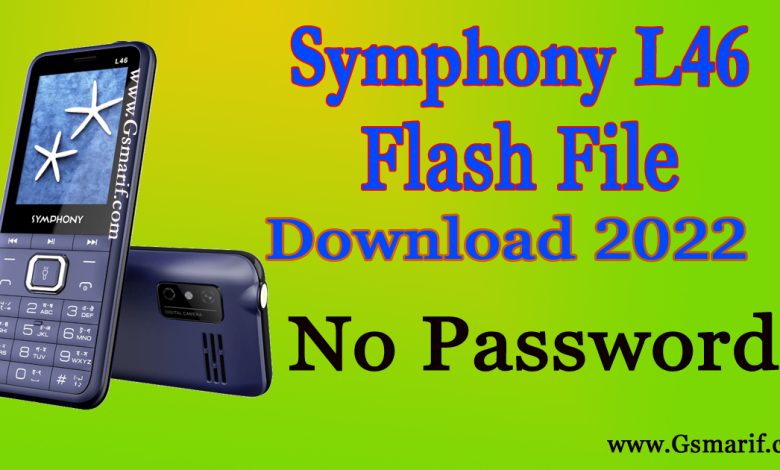 Symphony L46 Flash File Free Download 2023